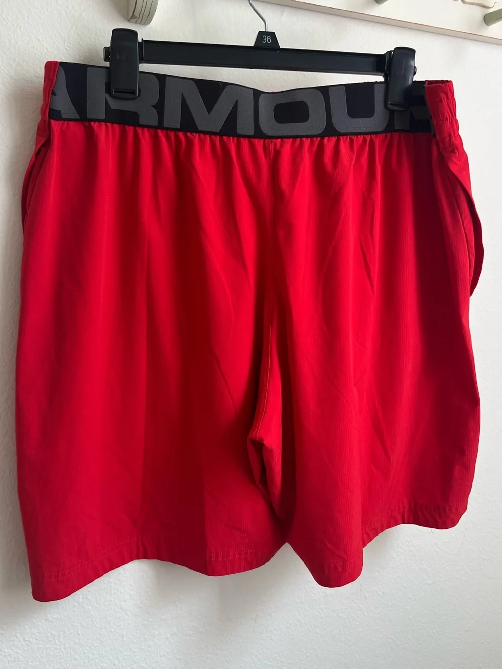 Under Armour Men's Red Athletic Shorts